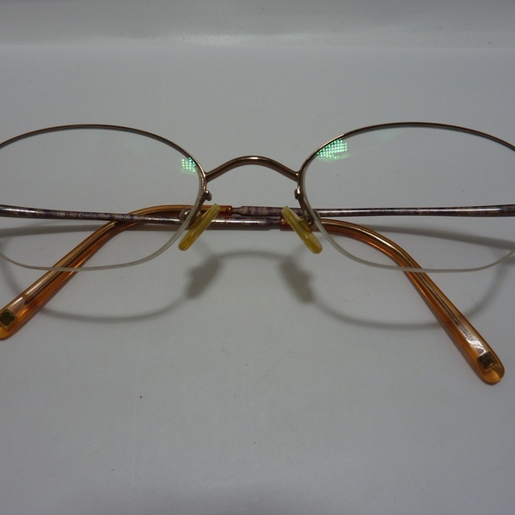 Liz Claiborne  MADE IN Italy L302 -135 GOLD  Half Rim Eyeglasses Frame main image 7